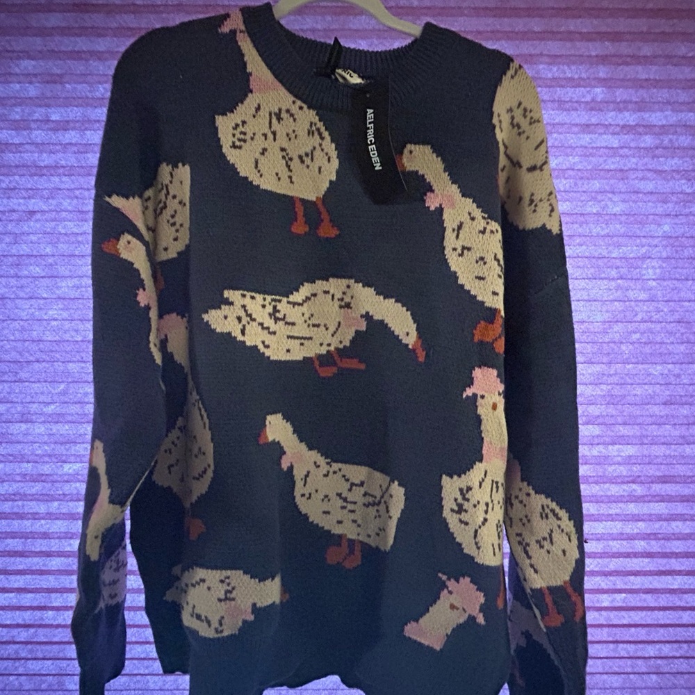 Aelfric Eden goose sweater NWT